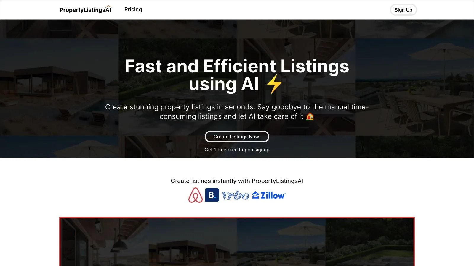 Property Listings AI