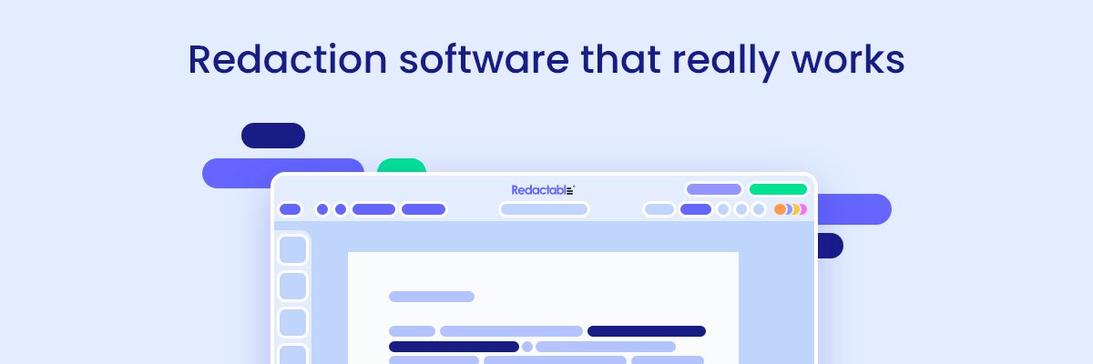 Redactable screenshot