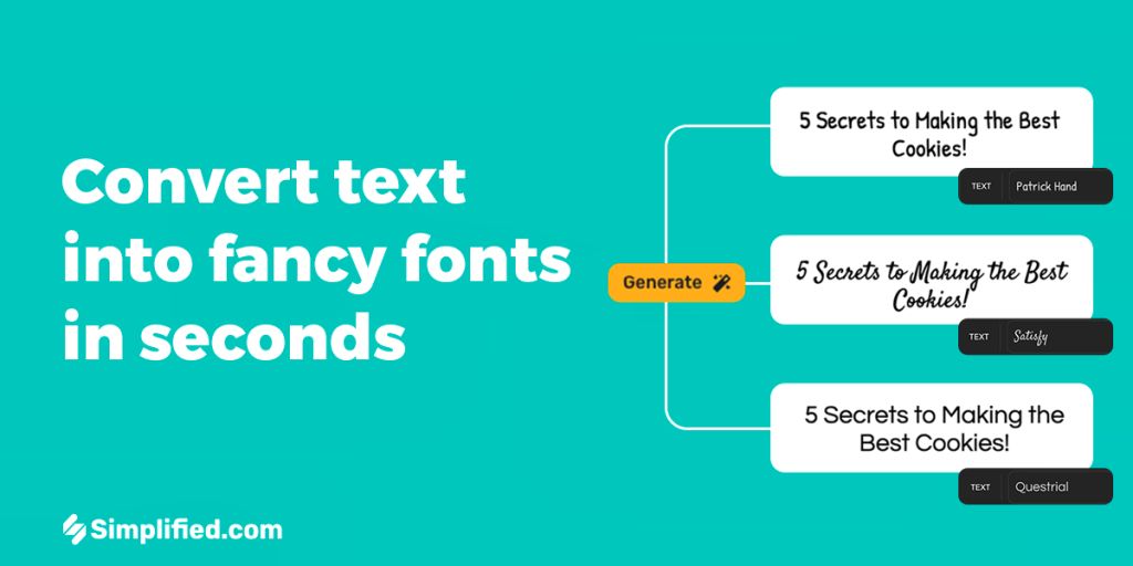 Simplified AI Font Generator